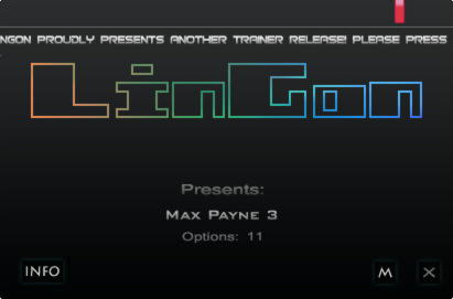 Max Payne 3 Trainer +11 v1.0.0.81 {LinGon}