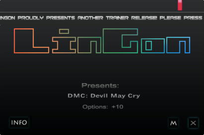 DmC - Devil May Cry Trainer +10 v1.0 {LinGon}