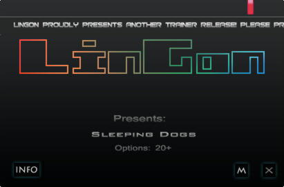 Sleeping Dogs Trainer +20 v2.1.435919 {LinGon}