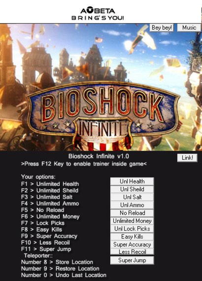 Bioshock Infinite Money Cheat Pc