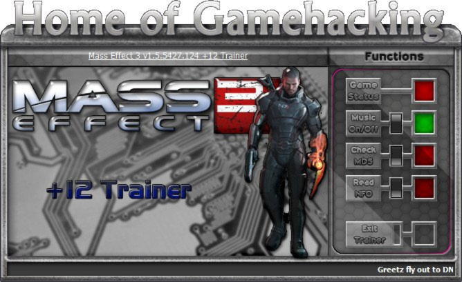 mass effect 3 trainers