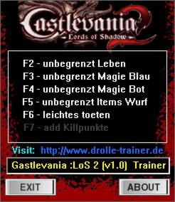 Castlevania: Lords of Shadow 2 Trainer +5 v1.0 {dR.oLLe}
