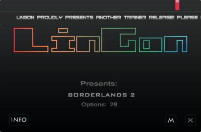 Borderlands 2 Trainer +28 Update: 16.07.2014 {LinGon}