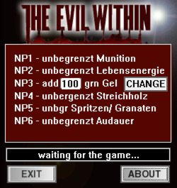 The Evil Within Trainer +6 v1.0 {dR.oLLe}