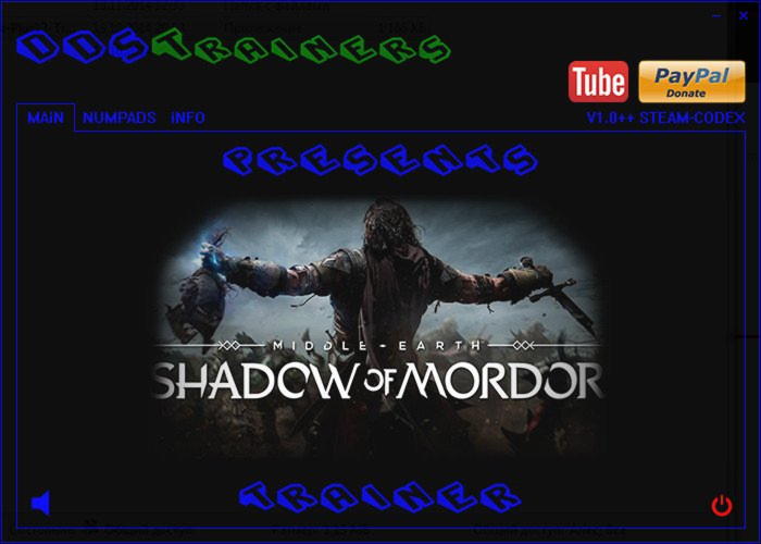 middle earth shadow of mordor goty trainer