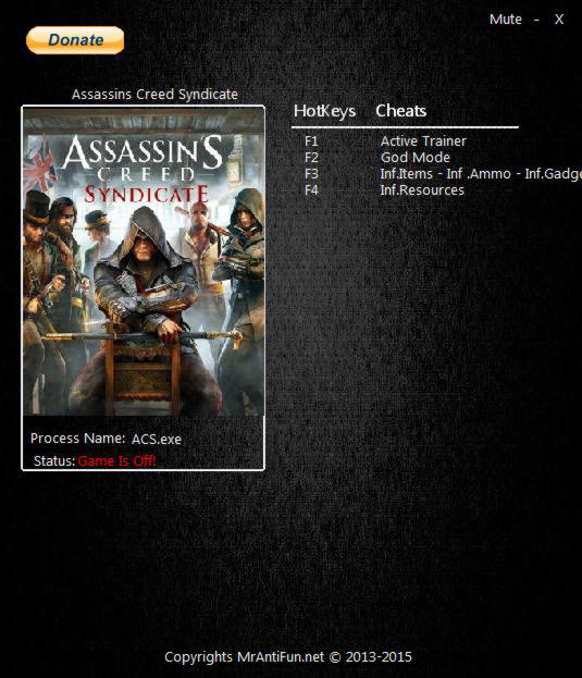 Assassins Creed Syndicate Cheat Engine