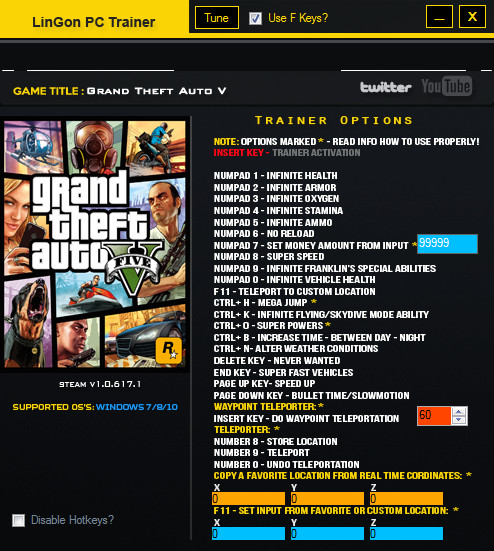 gta 5 trainer for pc