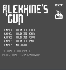 Alekhines Gun Trainer +5 v1.0 {LIRW GHL}