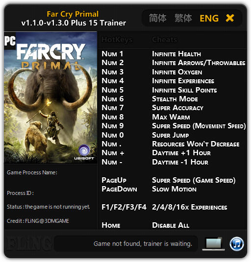 game trainer far cry 4 1.10