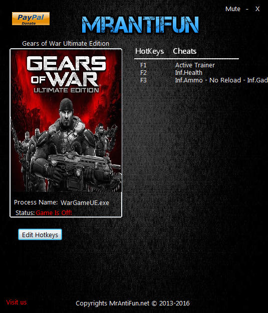 Trainer Para Gears Of War V,1.3.zip