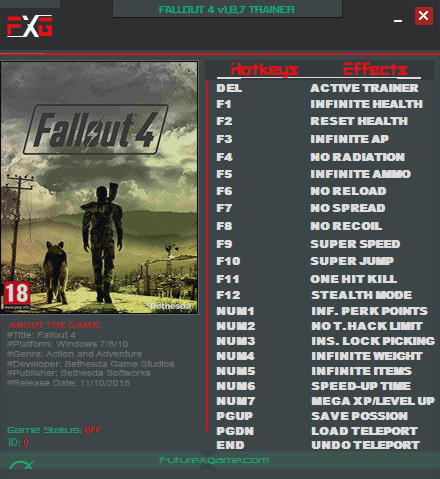 fallout 4 console commands level up points