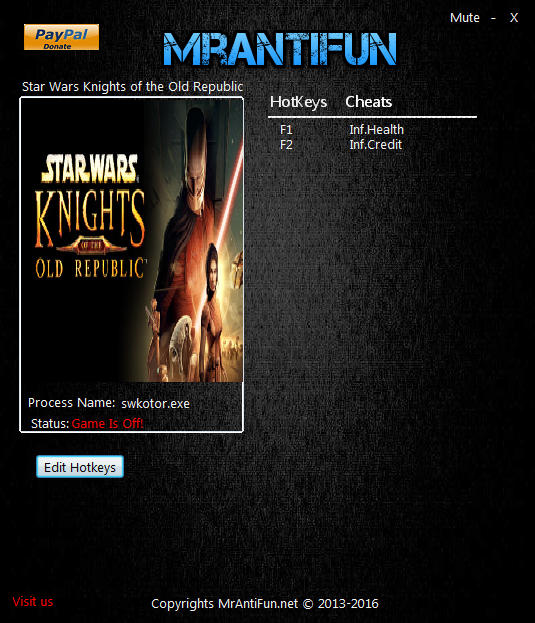 star wars knights of the old republic cheat