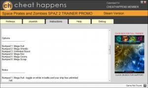 Space Pirates and Zombies 2 Trainer for PC game version 0.8.4