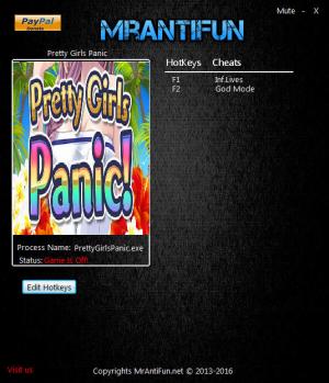 Pretty Girls Panic Trainer for PC game version 01.18.2017