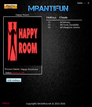 Happy Room Trainer for PC game version 01.0.4