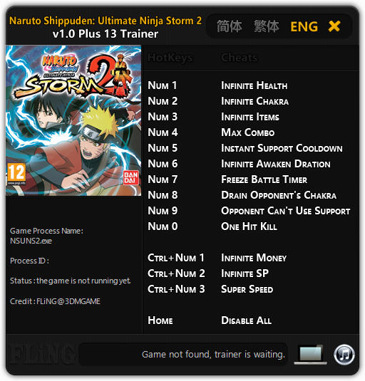 naruto shippuden ultimate ninja storm 3 cheat engine