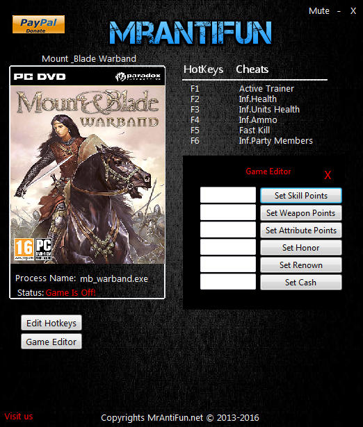 mount and blade warband 1.174 patch download crack
