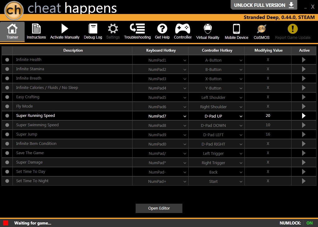 get cheat happens trainers to work with avast