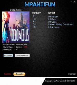Dead Cells Trainer for PC game version v15.08.2018