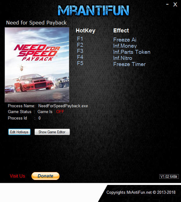 need for speed payback cheats codes ps4