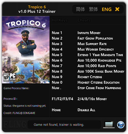 tropico 5 get rid of crime lords