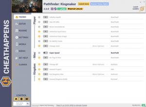 Pathfinder: Kingmaker Trainer for PC game version v2.0.0
