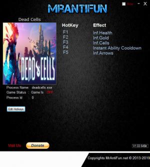Dead Cells Trainer for PC game version v28.06.2019