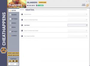 ISLANDERS Trainer for PC game version v1.0