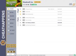 Weedcraft Inc Trainer for PC game version v1.2.1