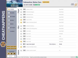 Subnautica: Below Zero Trainer for PC game version Jul-2019 16498