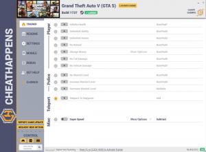 Grand Theft Auto 5  Trainer for PC game version v1737