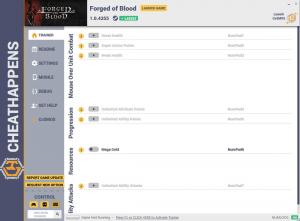 Forged of Blood Trainer for PC game version v1.0.4355