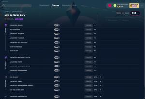 No Man's Sky Trainer for PC game version v17.08.2019