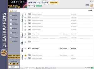 Shortest Trip to Earth Trainer for PC game version v1.0.10