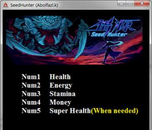Seed Hunter Trainer for PC game version v1.0