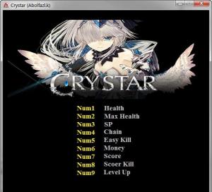 Crystar Trainer for PC game version v1.0