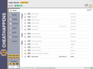 Cube World Trainer for PC game version v0.9.2-0