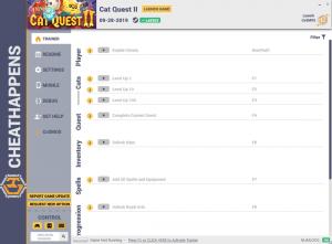 Cat Quest II Trainer for PC game version v1.0