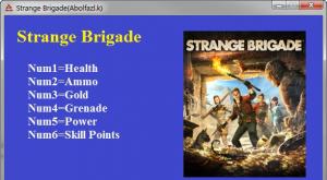 Strange Brigade Trainer for PC game version v1.47.22.14