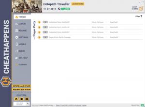 Octopath Traveler Trainer for PC game version v11.07.2019