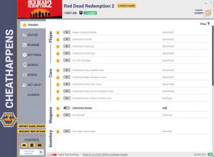Red Dead Redemption 2 Trainer for PC game version v1207.69
