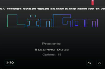 Sleeping Dogs Trainer +15 v1.7 {LinGon}