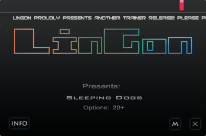 Sleeping Dogs Trainer +20 v2.0.434913 {LinGon}