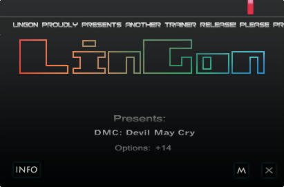 DmC: Devil May Cry Trainer +14 v1.0 {LinGon}