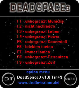 dead space 2 trainer steam