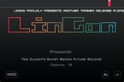 Tom Clancy's: Ghost Recon Future Soldier Trainer +18 v1.7 {LinGon}