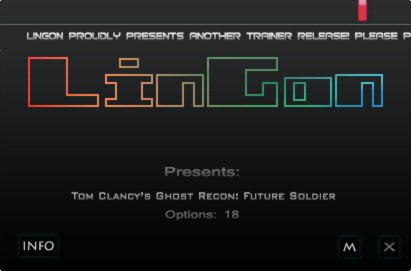 Tom Clancy's: Ghost Recon Future Soldier Trainer +18 v1.9 {LinGon}