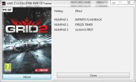 GRID Autosport Cheats & Trainers for PC