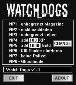Watch Dogs Trainer +8 v1.03.471 {dR.oLLe}
