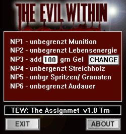 The Evil Within The Assignment Trainer +6 v1.0 {dR.oLLe}